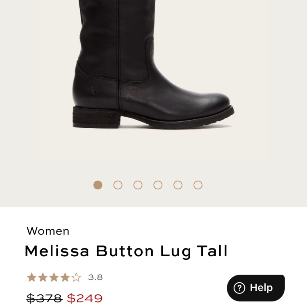 Frye Melissa size 8 Black boots